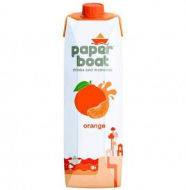 Paper Boat Orange   Tetra Pack  1 litre